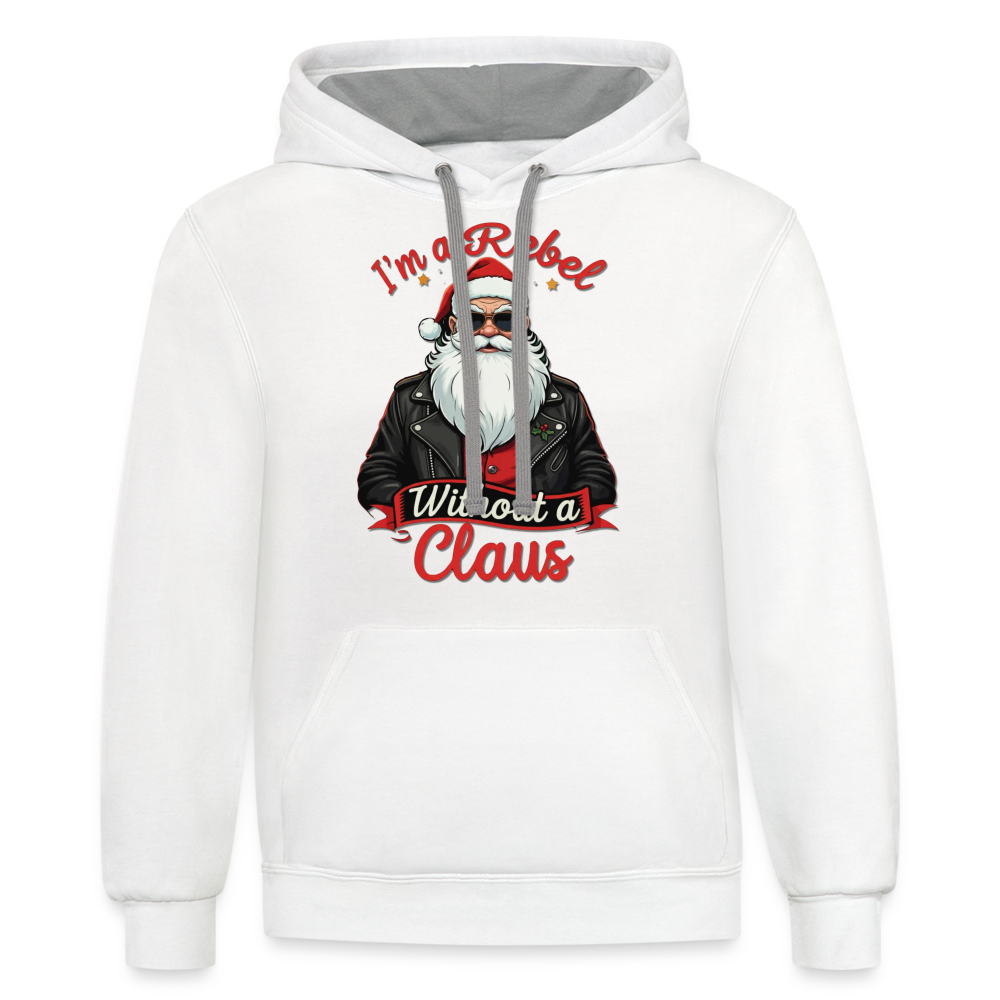 Rebel Hoodie - white/gray