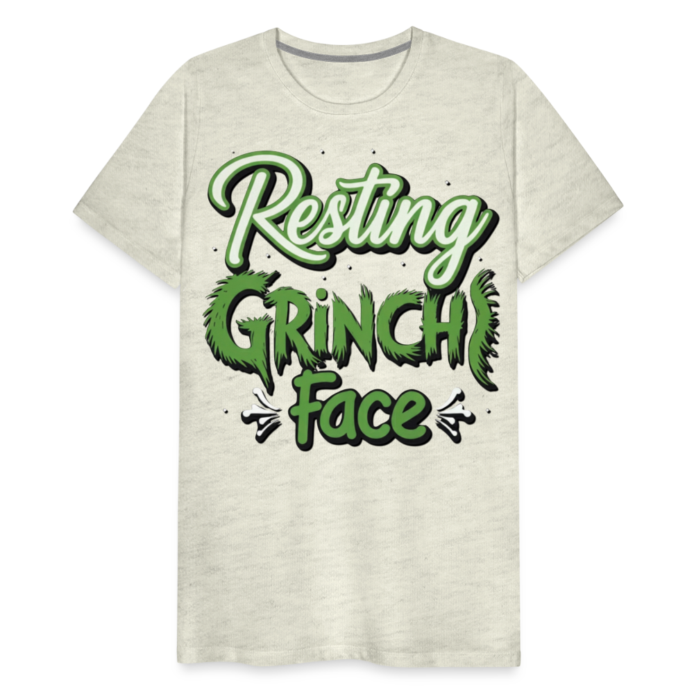 Grinch Men's T-Shirt - heather oatmeal