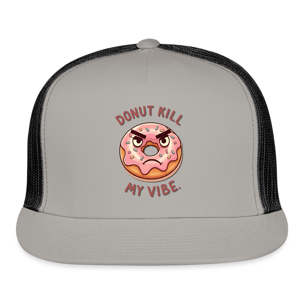 My Vibe Trucker Hat - gray/black