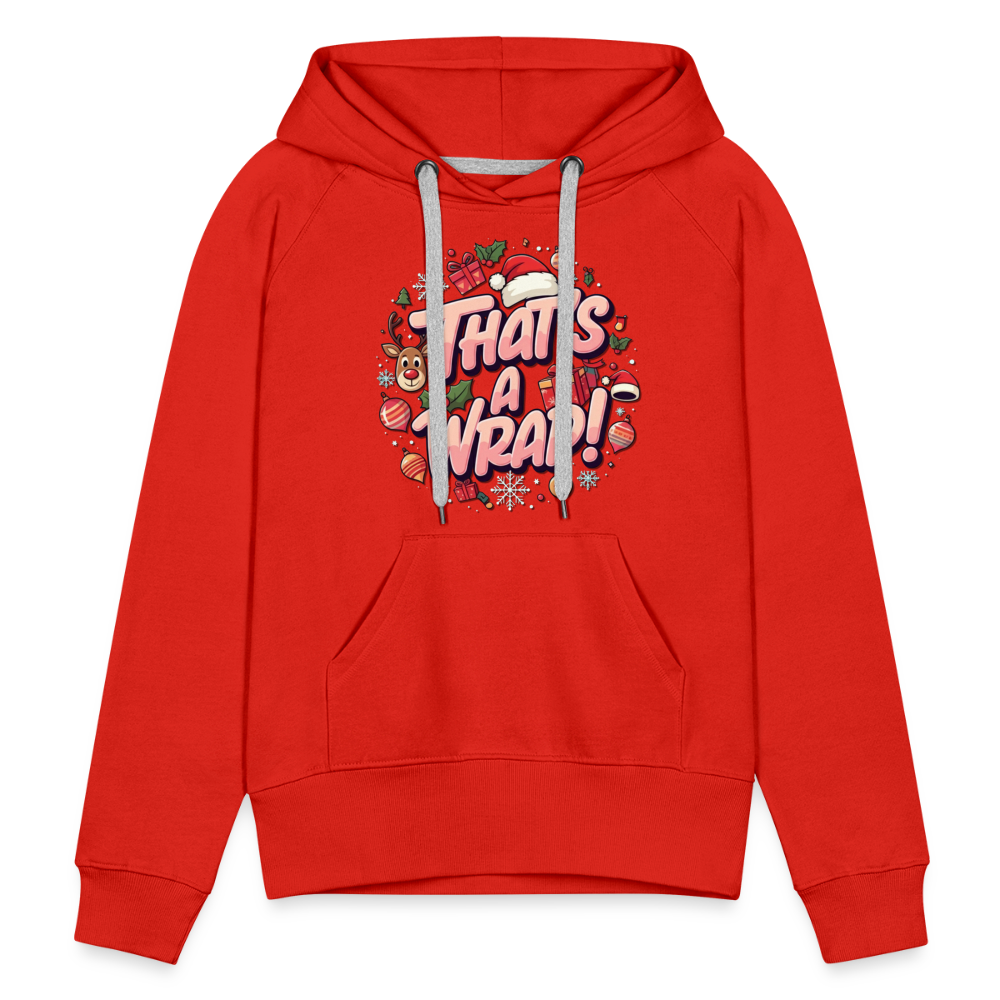Wrap Women’s Hoodie - red