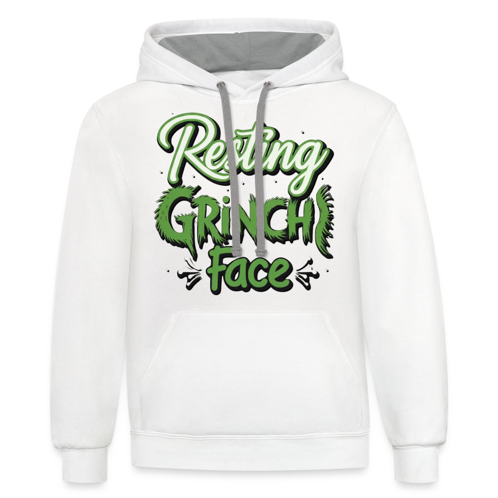 Grinch Hoodie - white/gray