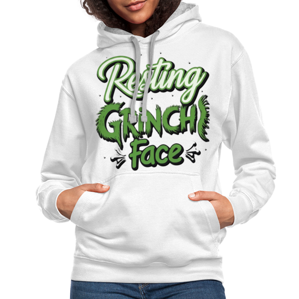 Grinch Hoodie - white/gray