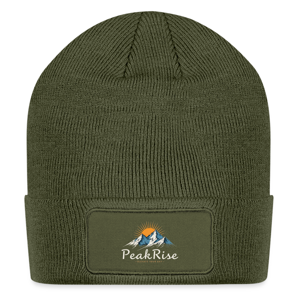 PeakRise Patch Beanie - olive