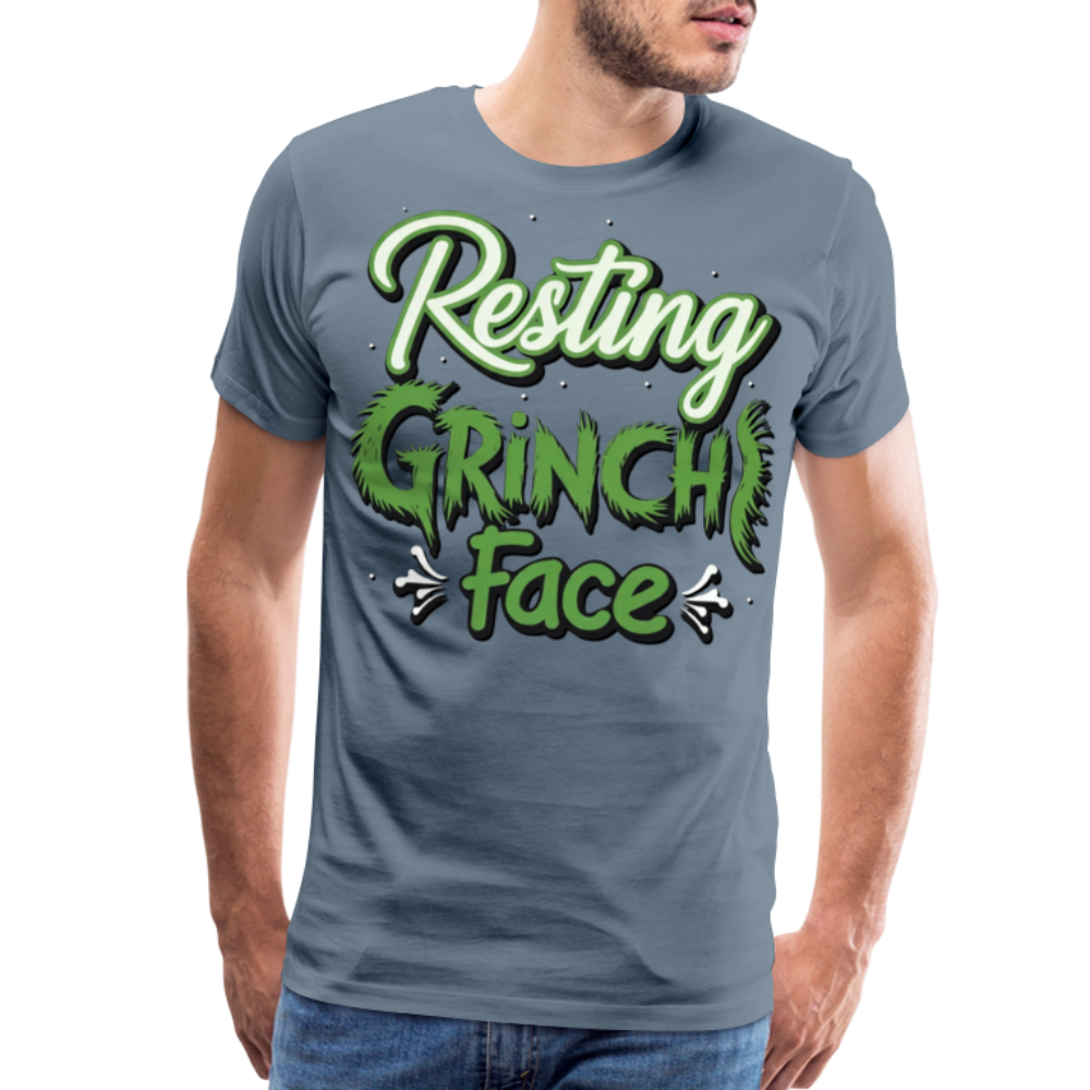 Grinch Men's T-Shirt - steel blue