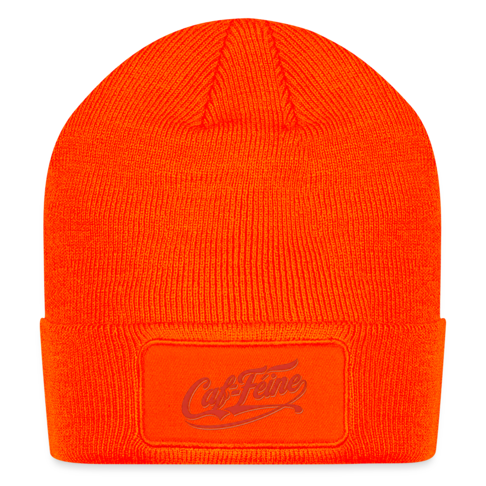 Caf-Feine Beanie - neon orange