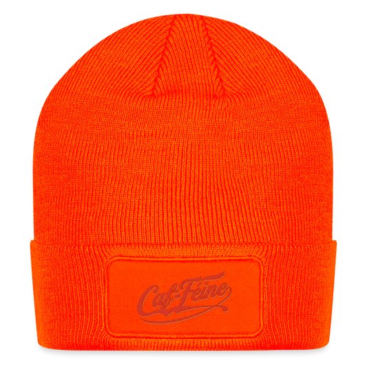 Caf-Feine Beanie - neon orange