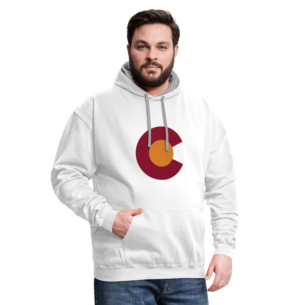 CO Hoodie - white/gray