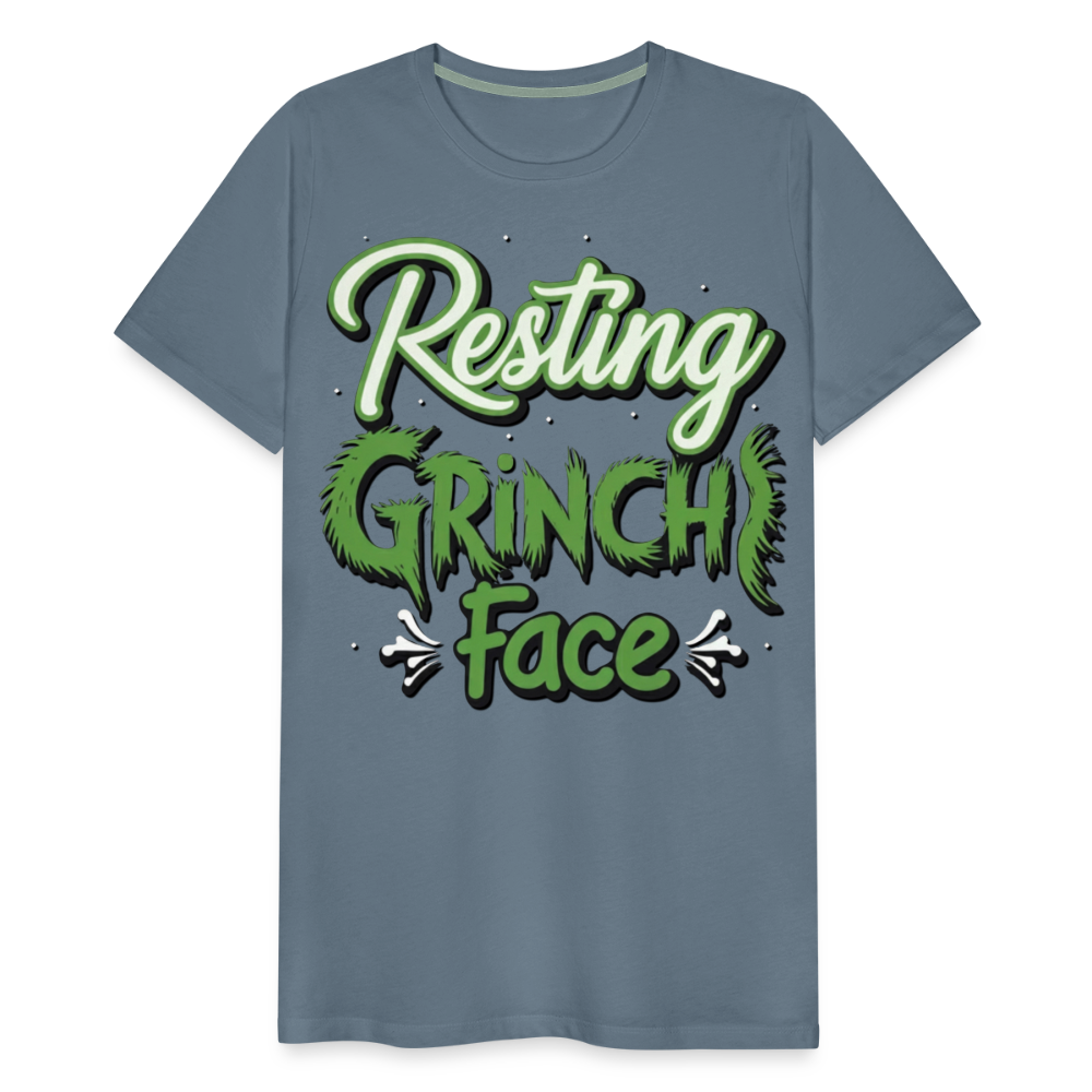 Grinch Men's T-Shirt - steel blue
