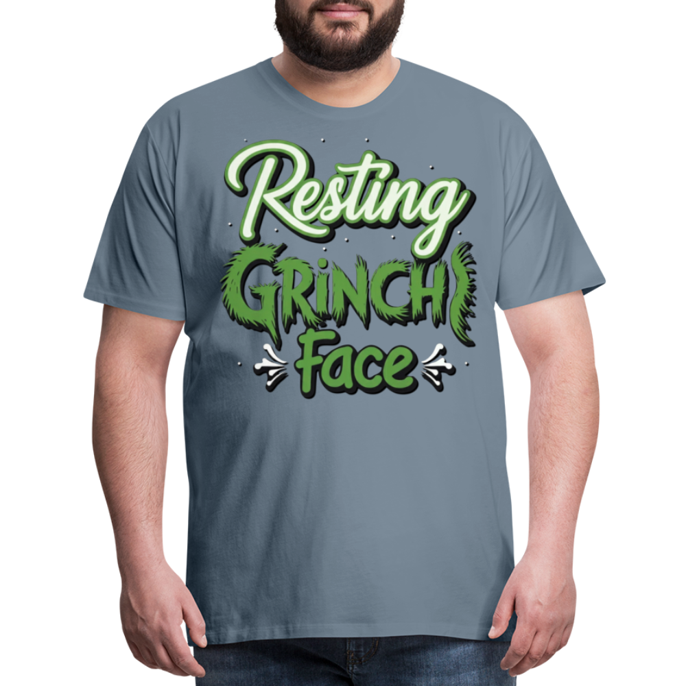 Grinch Men's T-Shirt - steel blue
