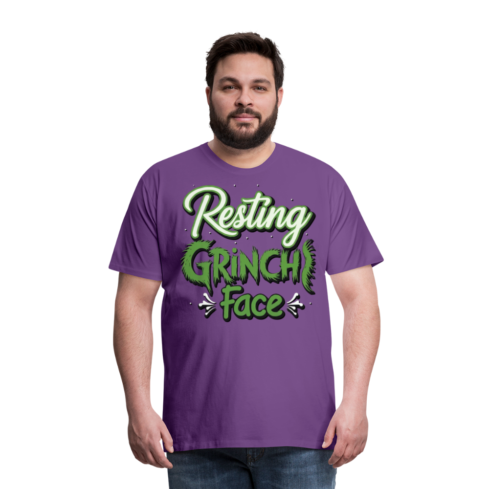 Grinch Men's T-Shirt - purple