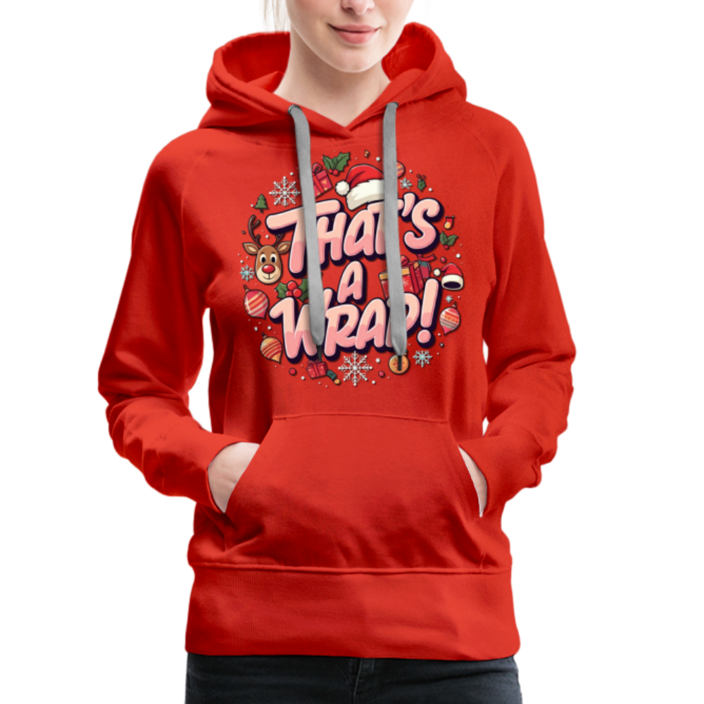 Wrap Women’s Hoodie - red
