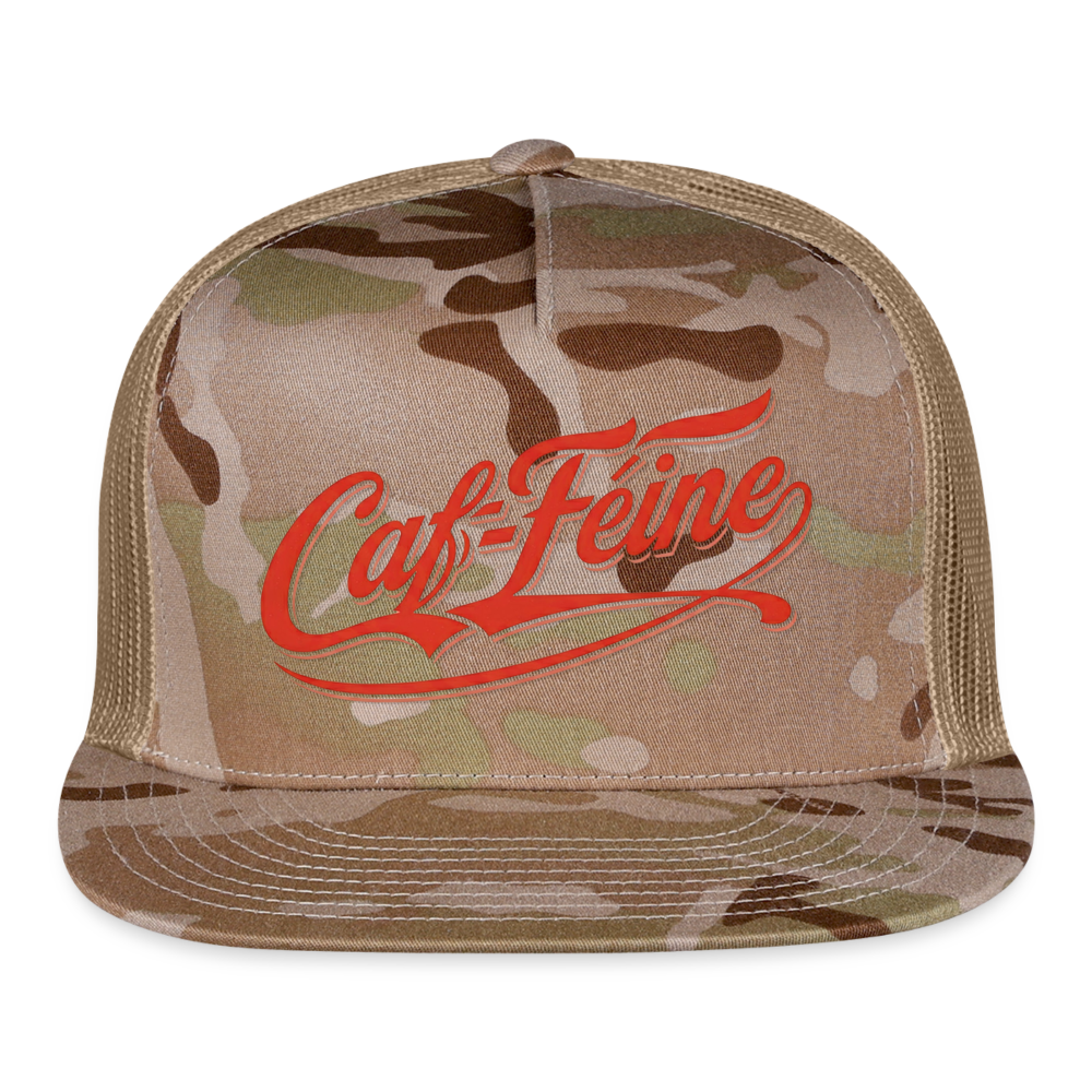 Caf-Feine Trucker Hat - MultiCam\tan