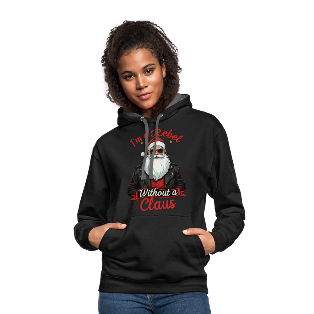 Rebel Hoodie - black/asphalt