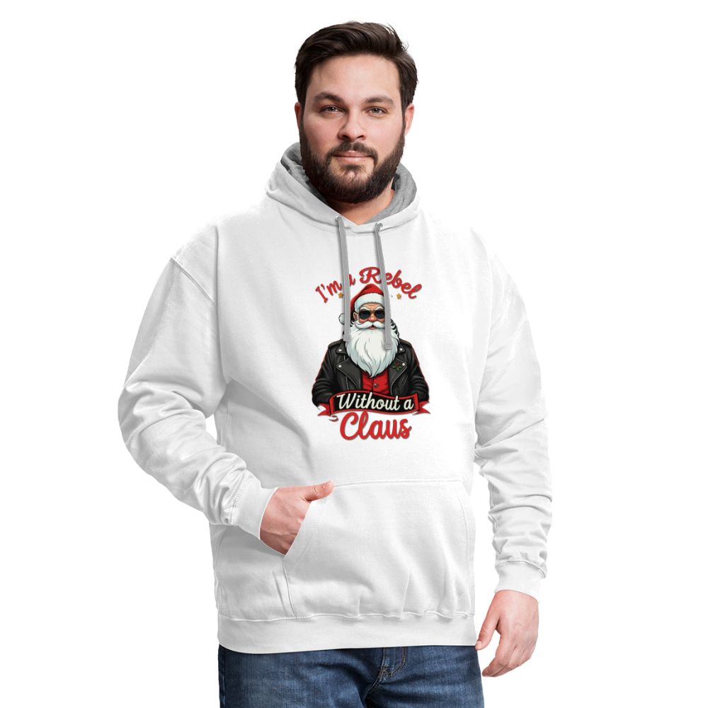 Rebel Hoodie - white/gray
