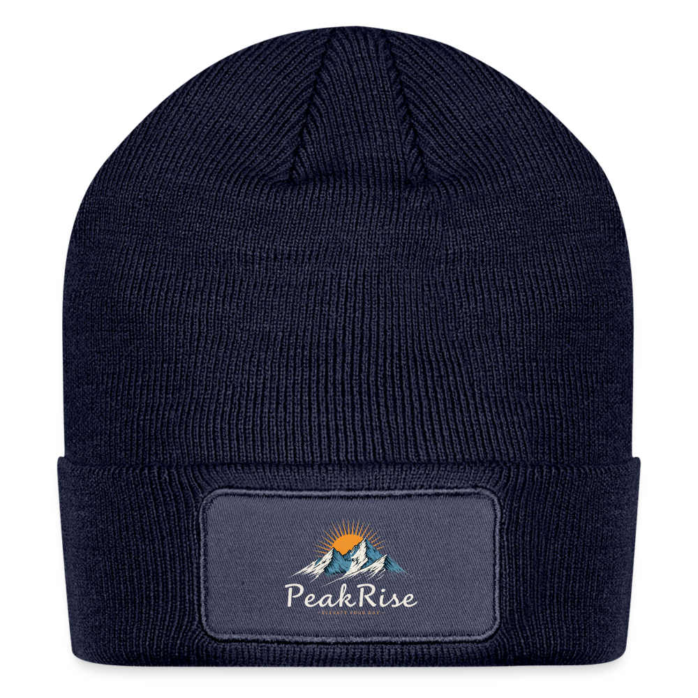 PeakRise Patch Beanie - navy