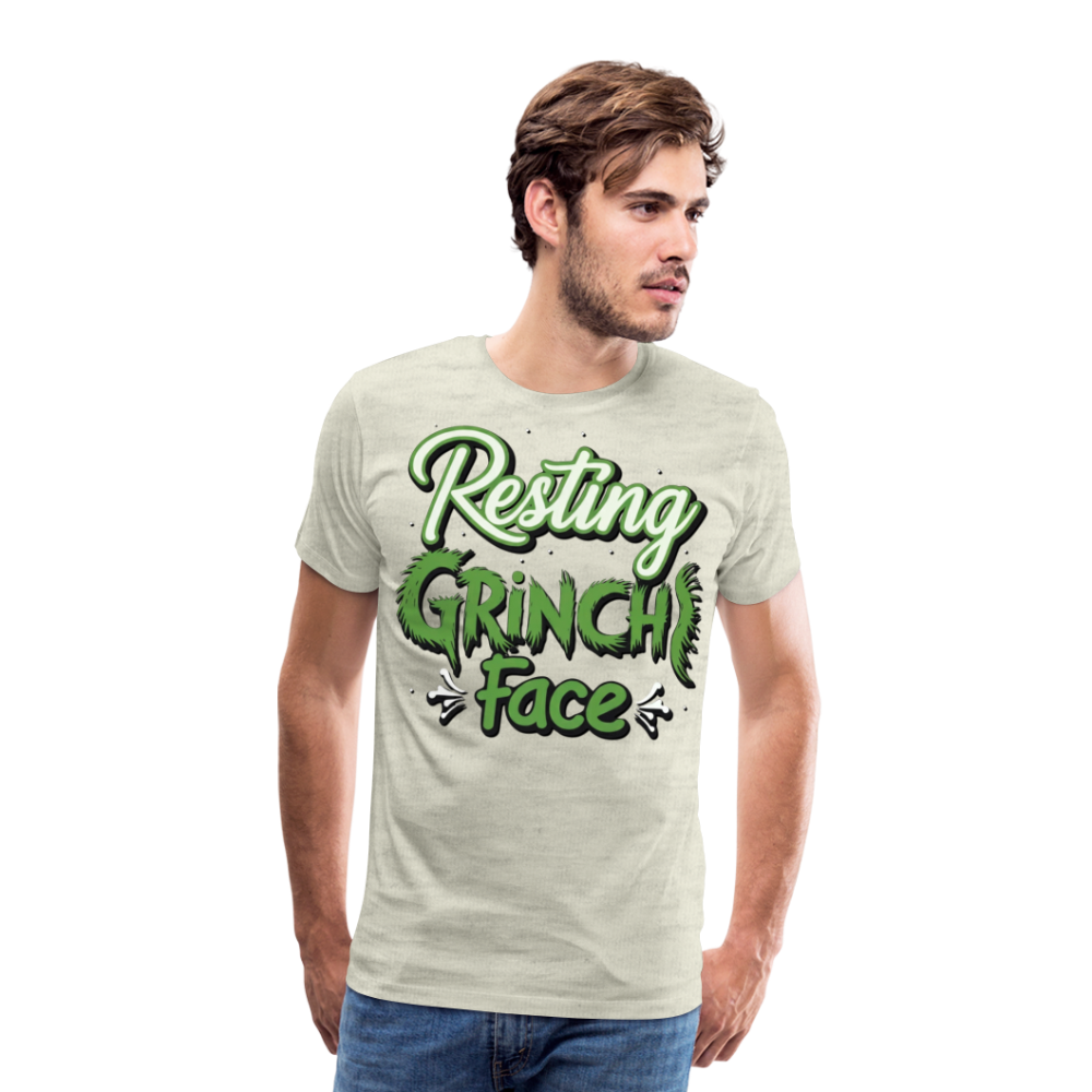 Grinch Men's T-Shirt - heather oatmeal