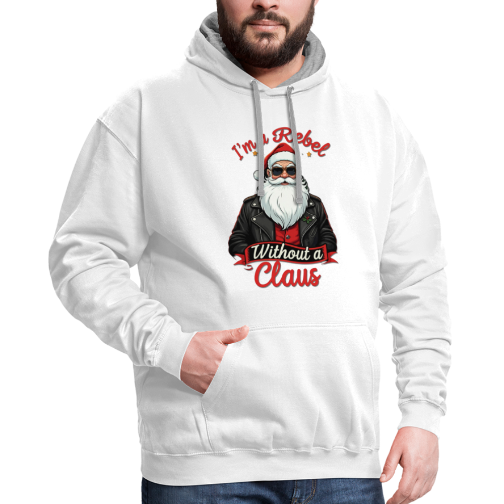 Rebel Hoodie - white/gray