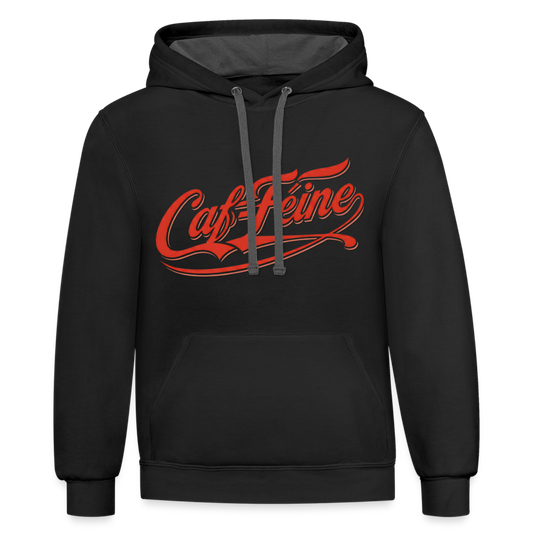 Caf-Feine Hoodie - black/asphalt