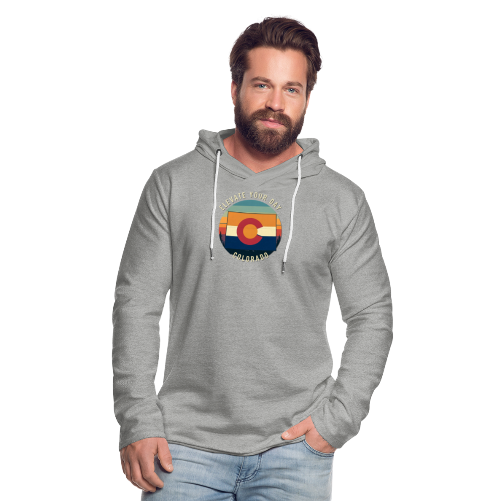 Elevate Your Day Lightweight Terry Hoodie - heather gray