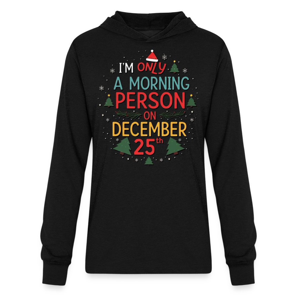 Dec 25th Unisex Long Sleeve Hoodie - black