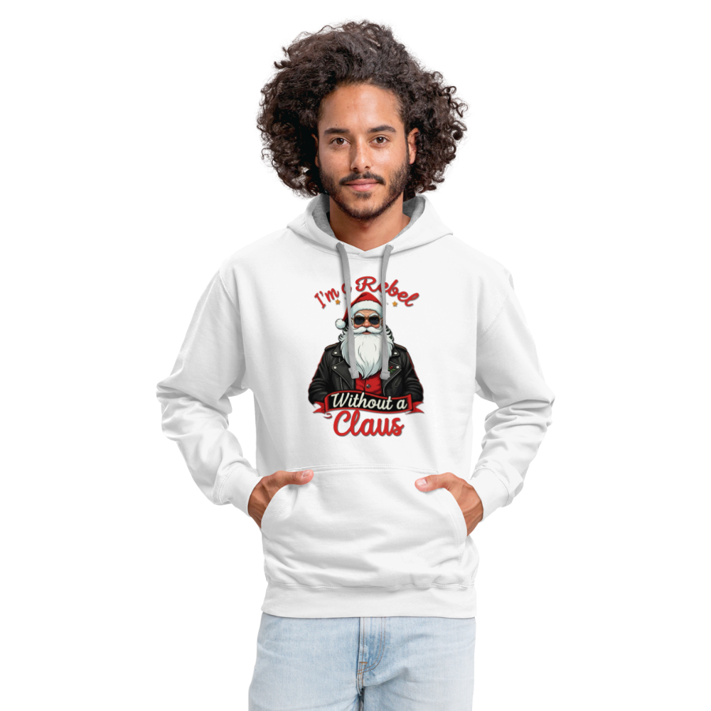 Rebel Hoodie - white/gray