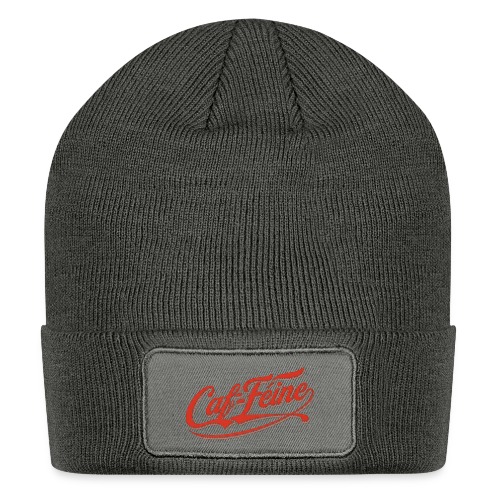 Caf-Feine Beanie - charcoal grey